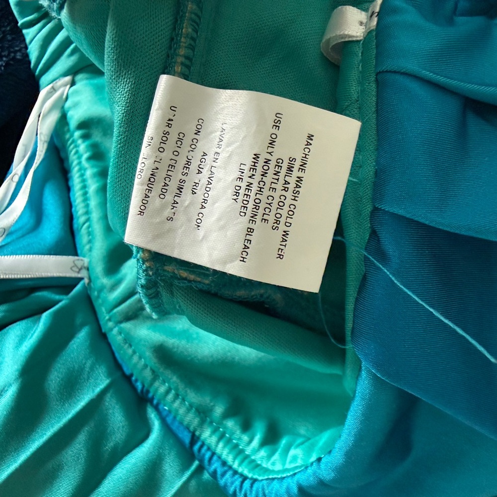 Speechless Strapless Teal Maxi Dress - Picture 5 of 16